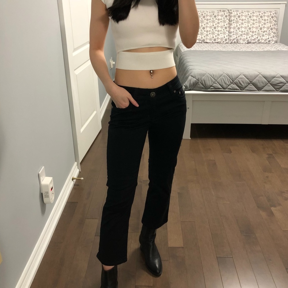 90s Black Flare Jeans